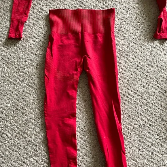 Womens best power seamless legging and long sleeve crop top set - Picture 9 of 9